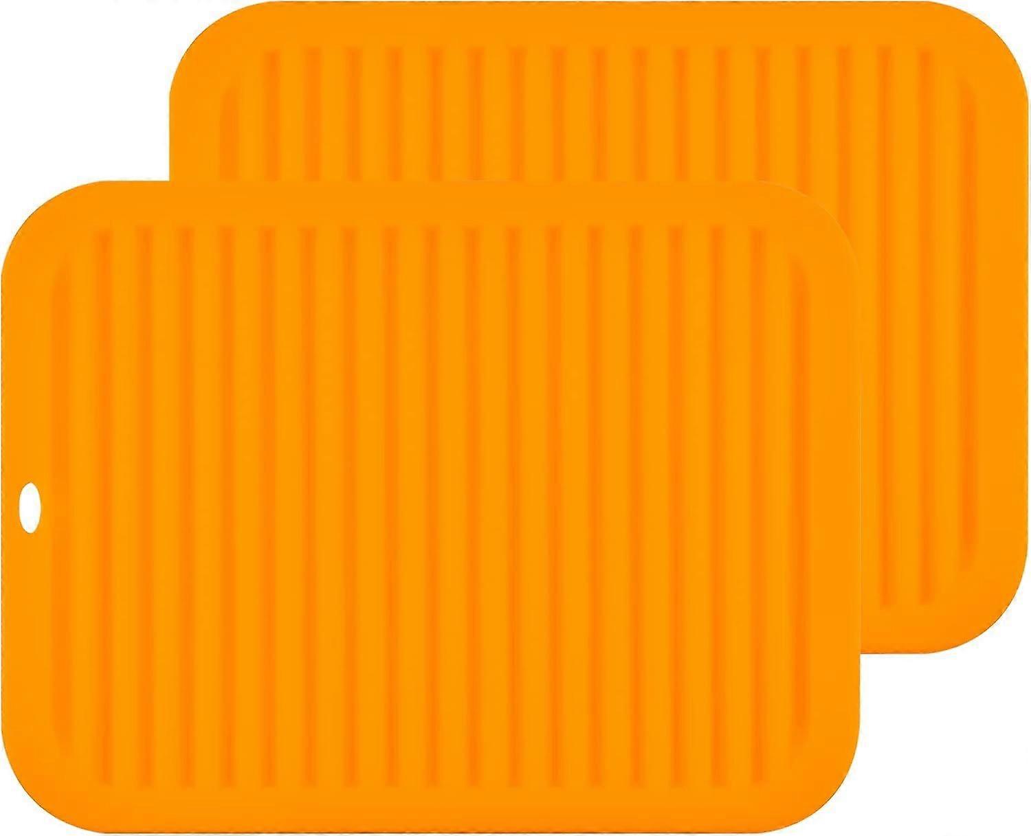 Large silicone trivets. Versatile. Kitchen table trivets. Non-slip.