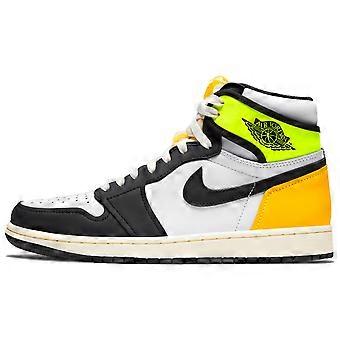 Jordan 1 Retro High White Black Volt University Gold 555088-118