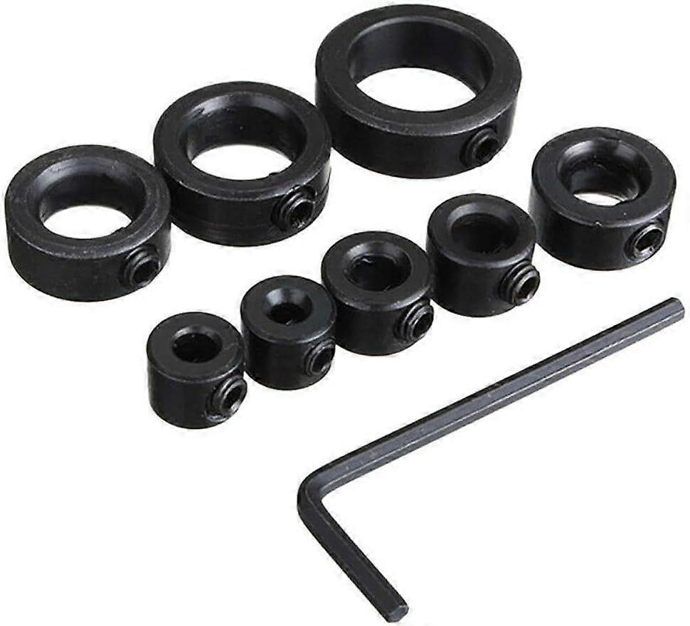Depth Stop, Drilling Depth Stops, Depth Stop Collars, 8 pcs Depth Stop Collars