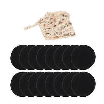 16pcs Facial Cleansing Pads Facial Makeup Remover Puffs Cleaning Pads for Girls