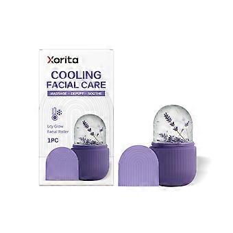 Cooling Silicone Facial Roller for V-Shape Contour, Redness Relief, Soothing & Skin Barrier Care
