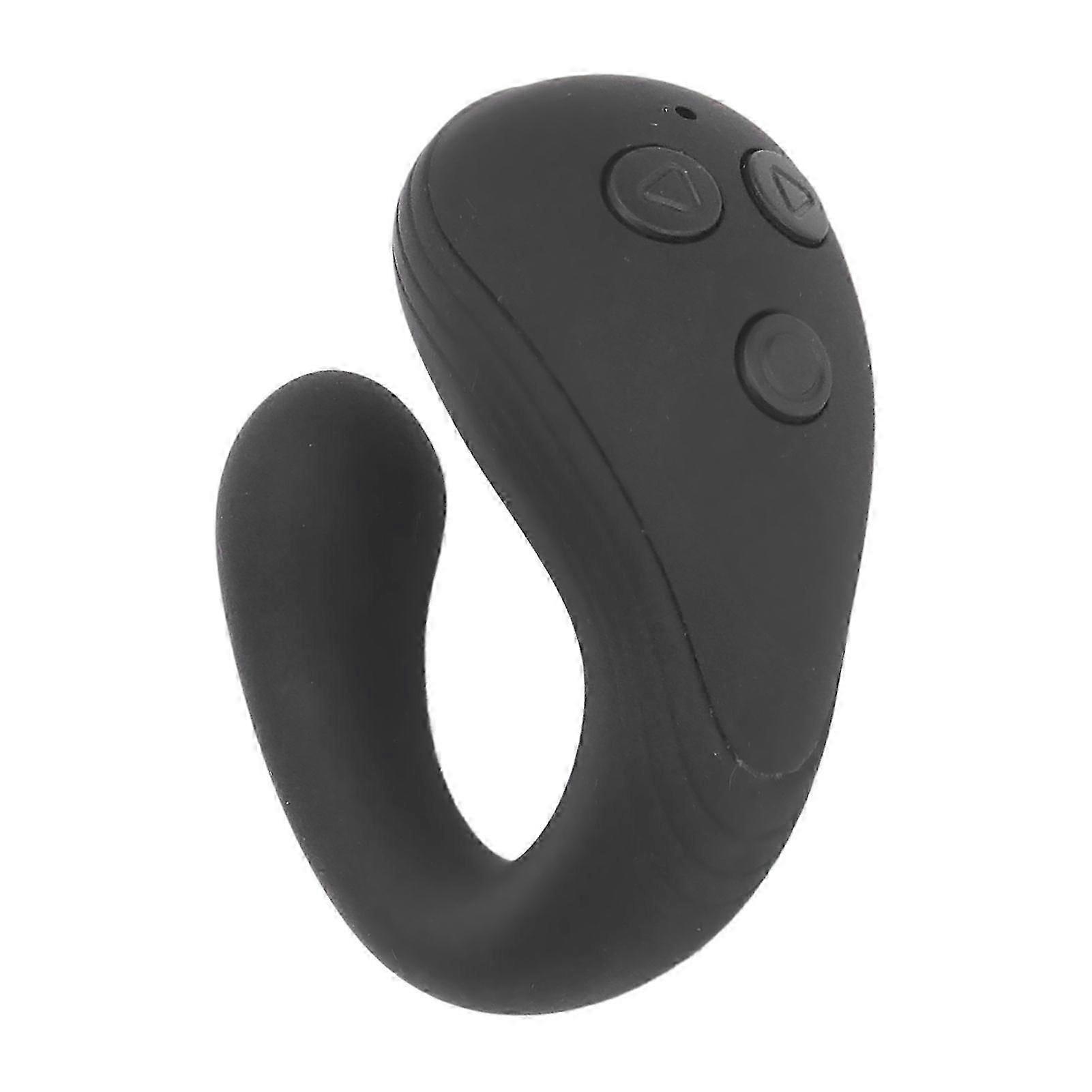 Bluetooth Remote Control Page Turner Multifunctional Scrolling Ring Clicker for Video Recording Reading Selfie