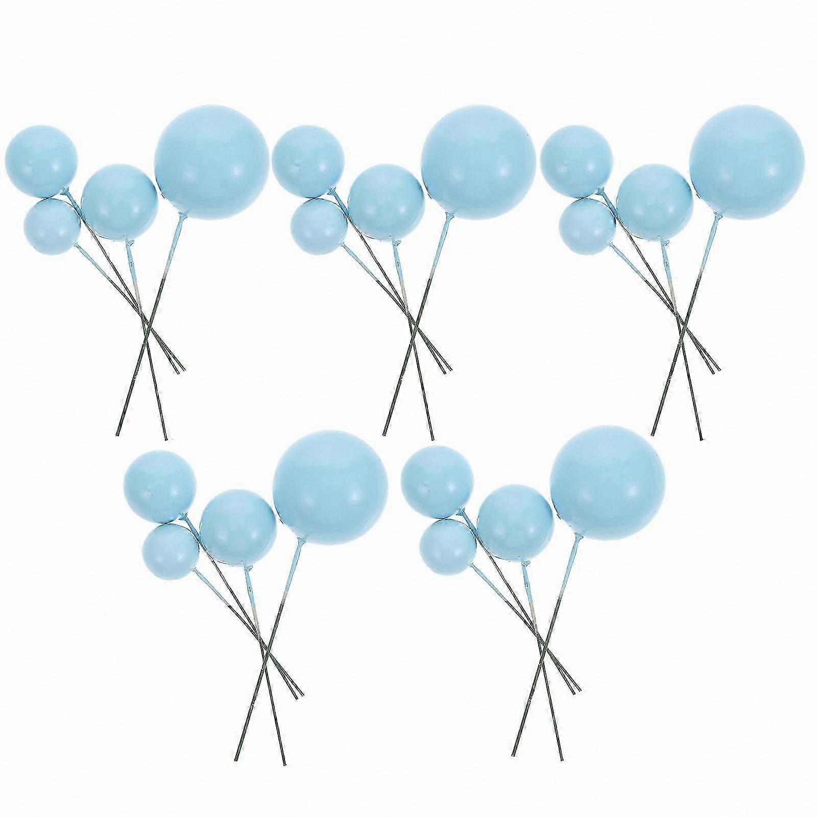 Party Cake Decorating 20 Pcs Plastic Balloon Cake Inserts