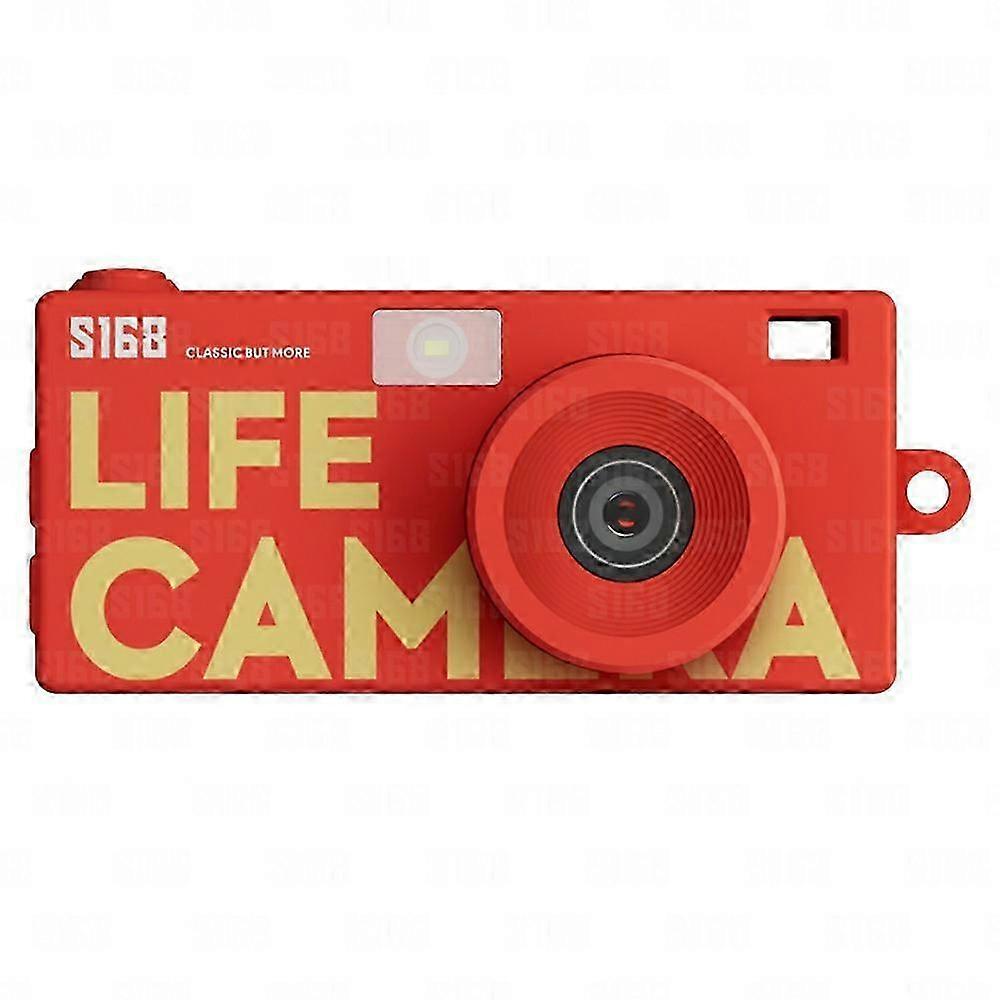 S168 1.47 Inch 2K HD Mini Digital Camera CCD Thumb Camera with Flash Light Loop Recording