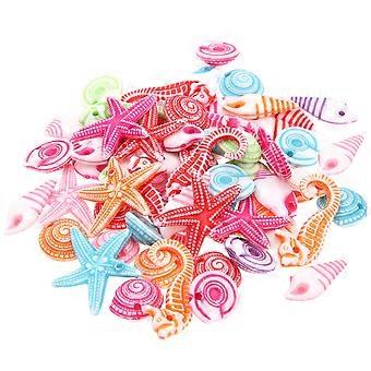 Realistic Mini Sea Animal Figures Toys for Home Use 120Pcs