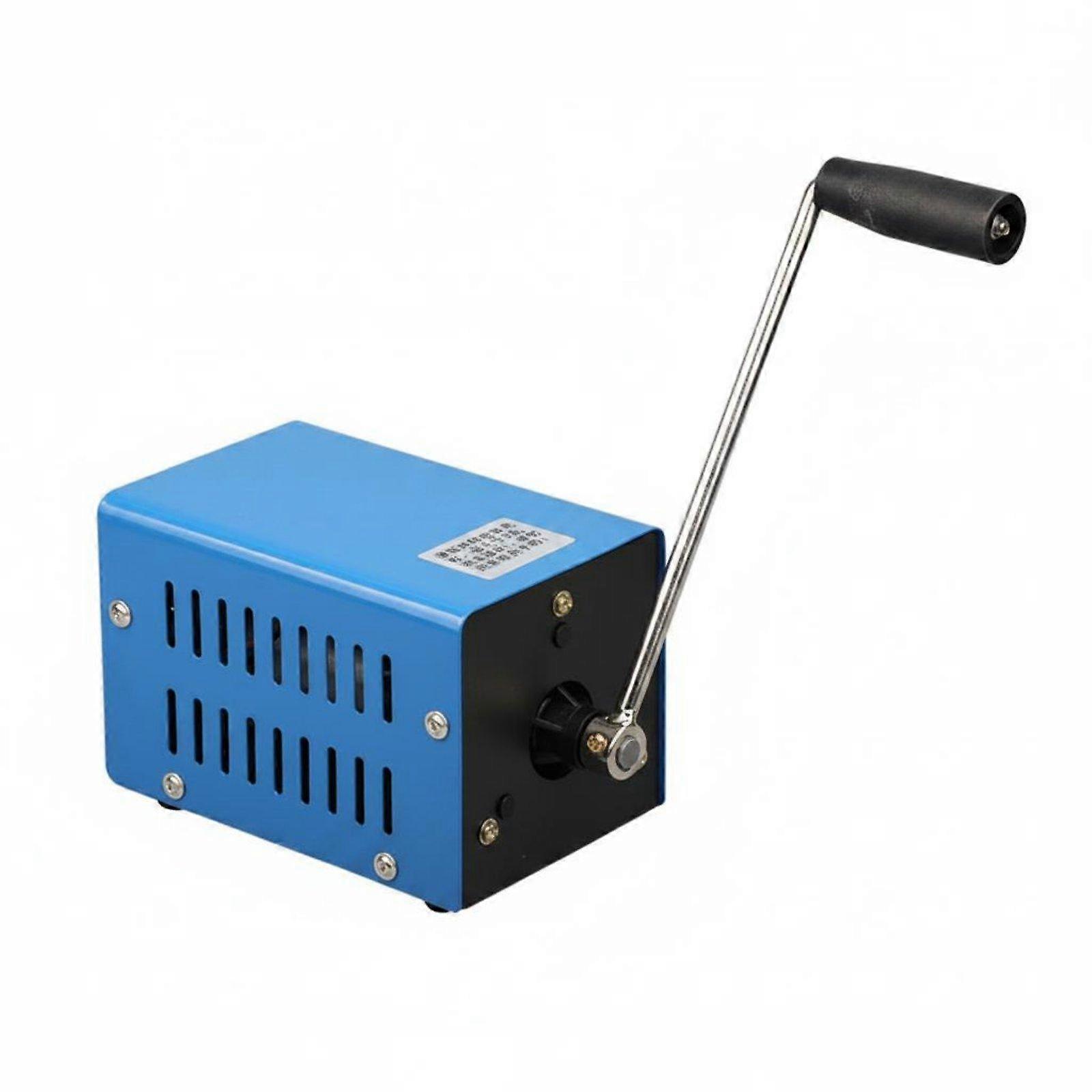 Hand Crank Generator Multi-Electrical Potential Output Portable Hand Crank
