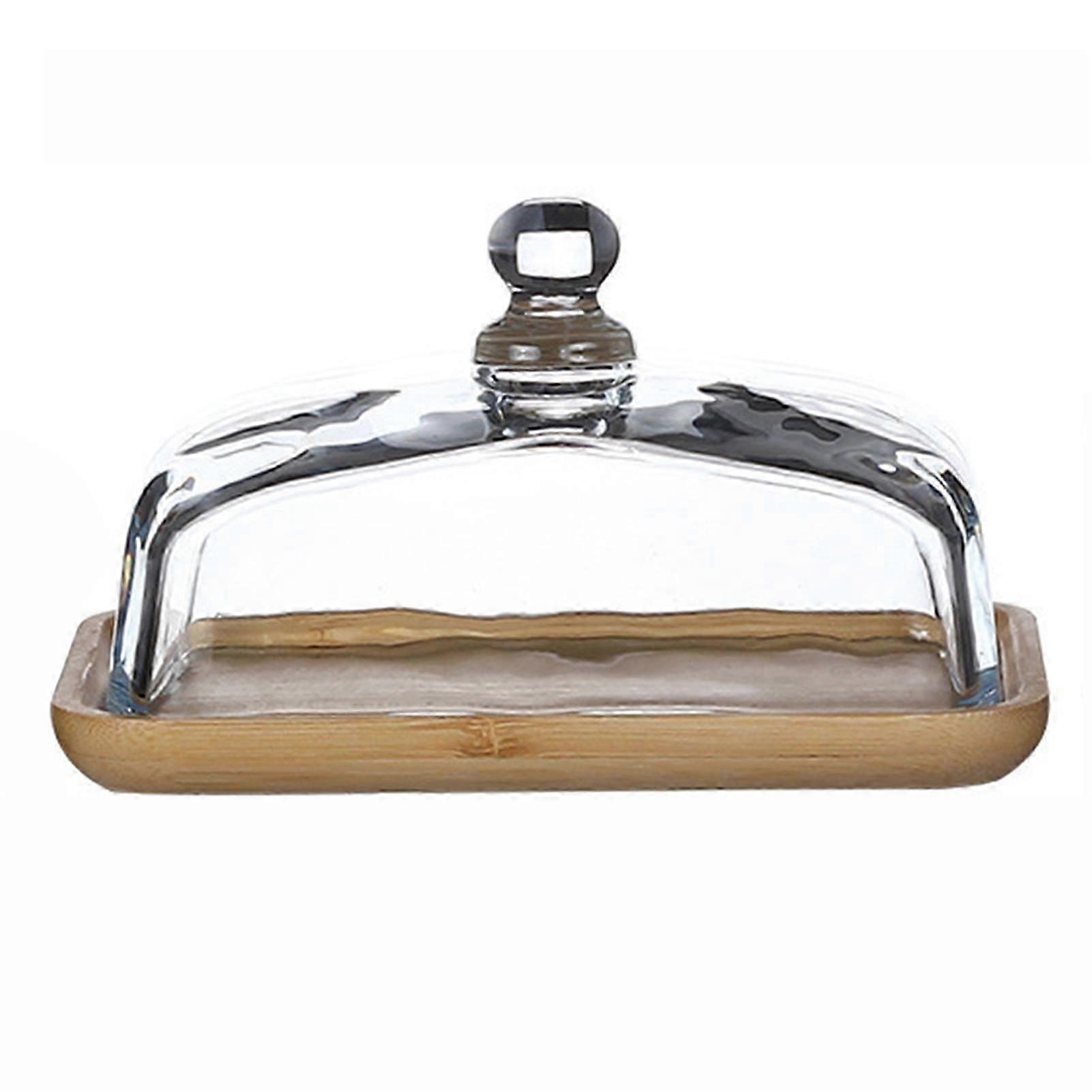 Large Rectangular Pastry Display Stand with Lid Elegant Versatile Display for Dining Table Centerpiece