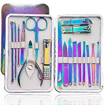 Manicure Set Nail Clippers Set Pedicure 18 Pieces Stainless
