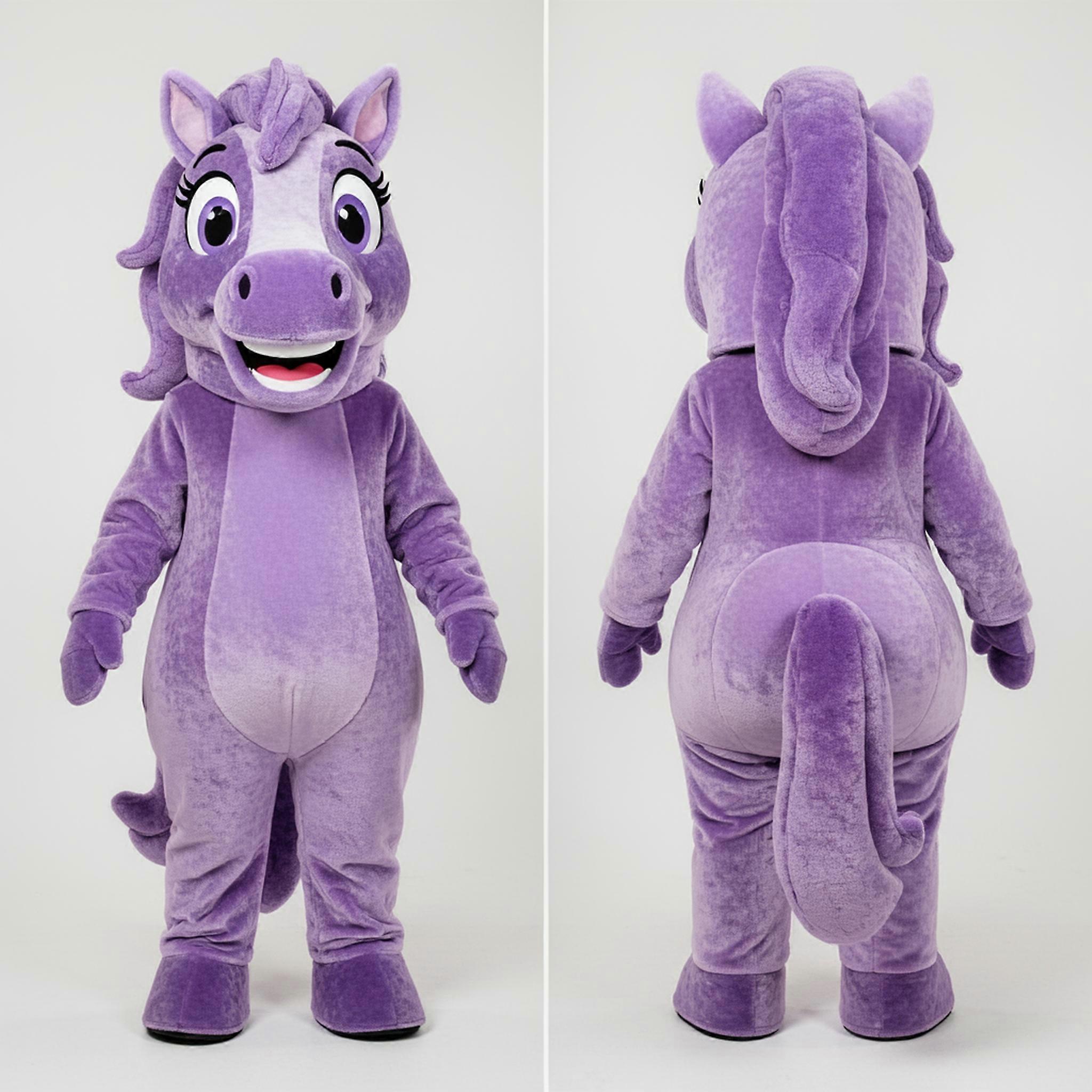 MASTICOT Lavender Plush Mare Mascot