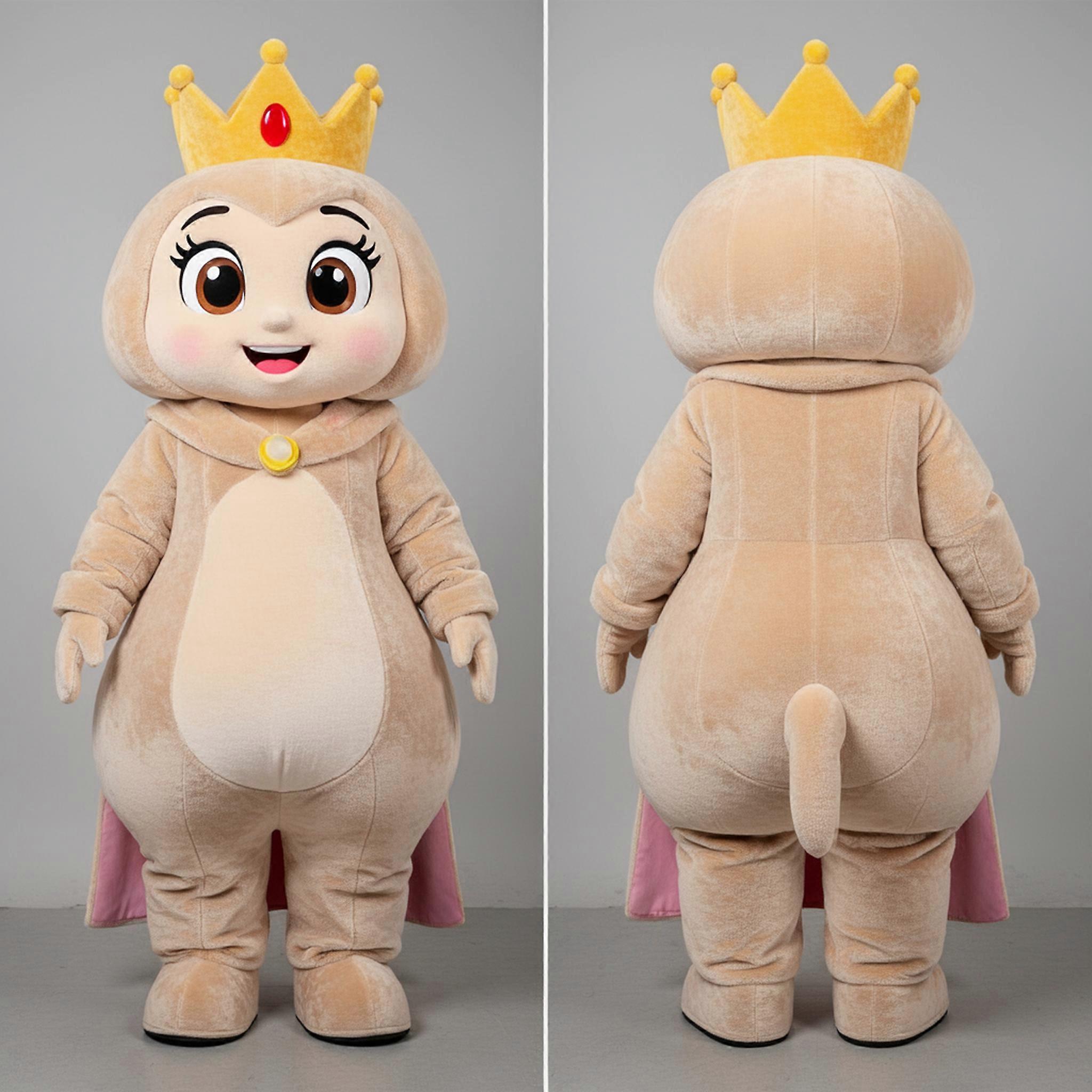 MASTICOT Beige Regal Queen Mascot