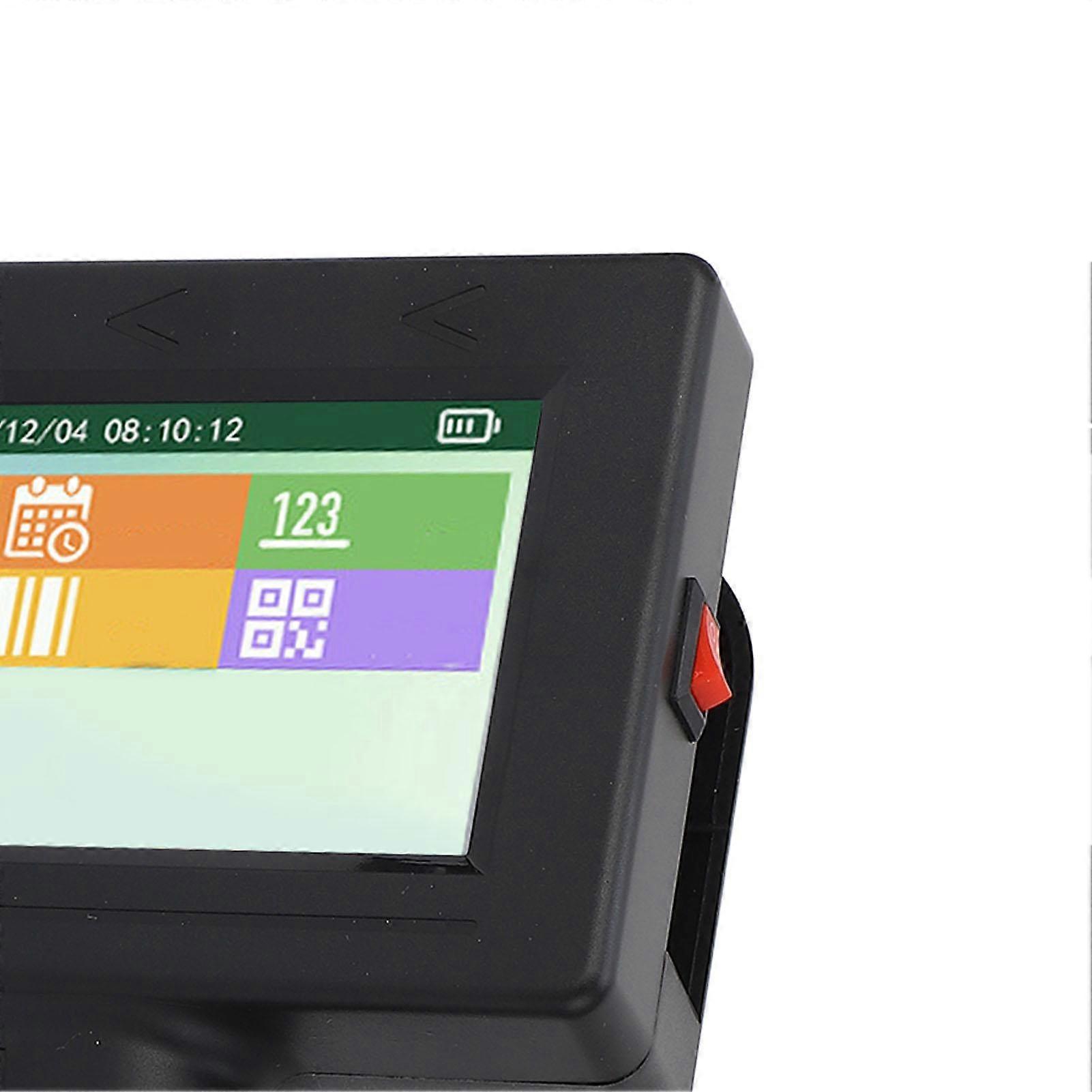 Inkjet Label Printer 12.7mm Production Date Time Batch Number Handheld Inkjet Printer