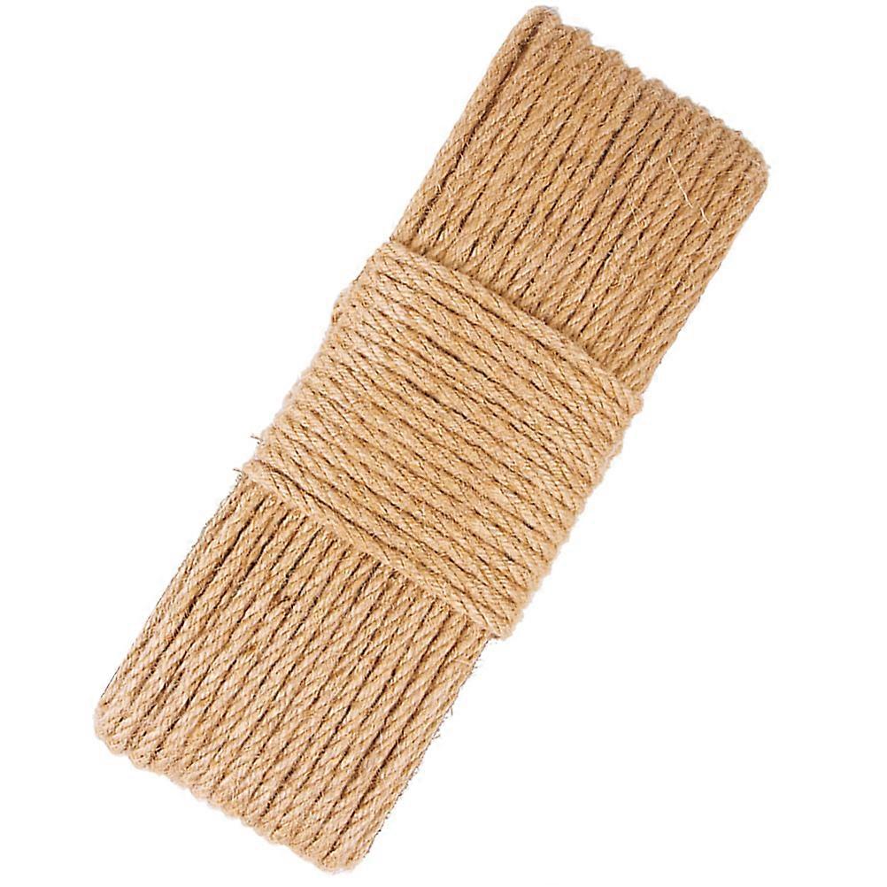 Household Cat Tree Rope Sturdy Function 2Pcs Light Brown Cat Accessory