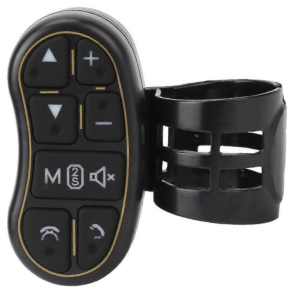 Car Steering Wheel Controller Steering Control Button Wireless Remote Control Applicable Universal Car Navigation DVD