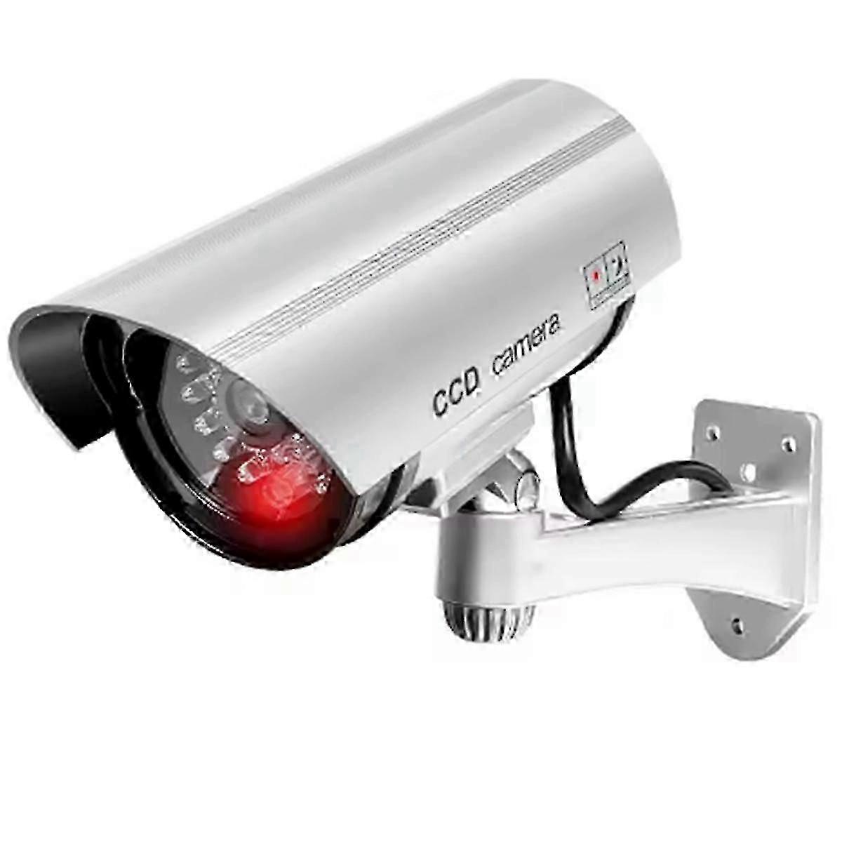 Blinking LED Dummy Security Camera Metal