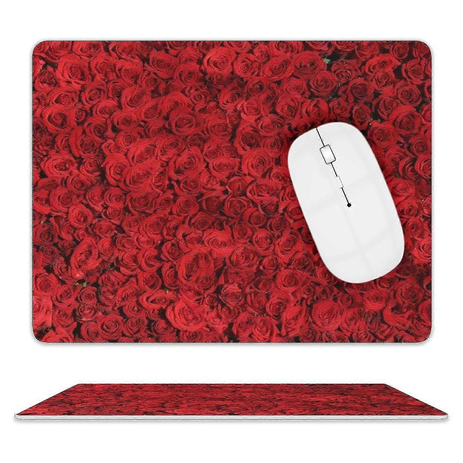 Rose Pattern Mouse Pad