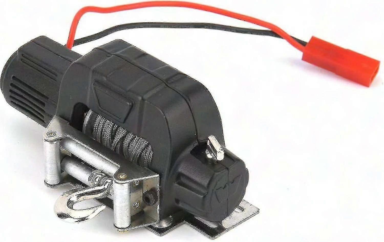 Precision CNC Electric Winch with Remote Control - Red Head Black Winch