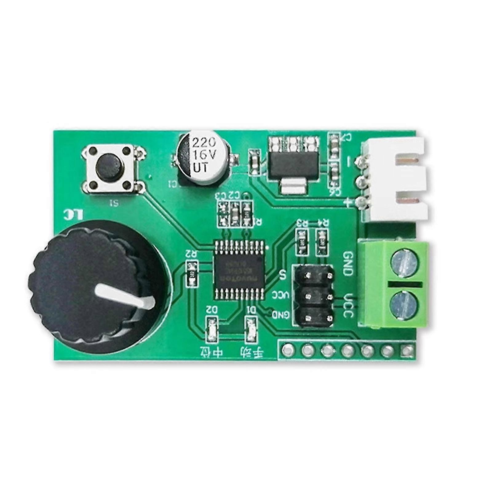 Precise 2 Channel Servo Controller Debugging Board with Knob Tuning and Serial Port compatible with Robot Enthusiasts