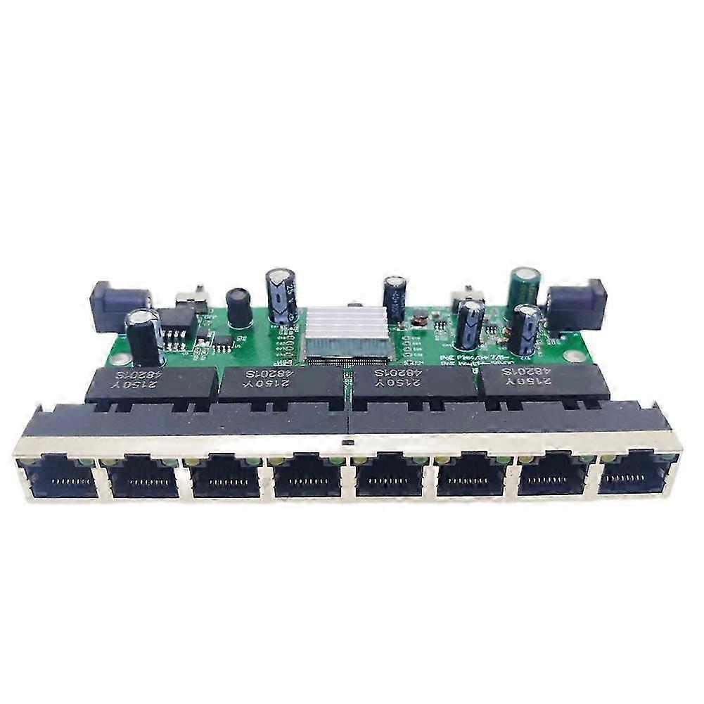 RPOE Ethernet Switch 10/100M 8 Port Reverse POE Switch PCBA Network Board Communication Board Module