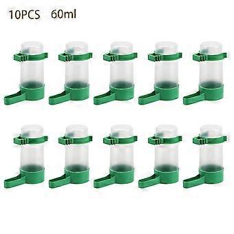 10Pcs Bird Drinker Feeder Parrot Drink Kettle For Birdcage Feeder Bird Drink Water Bottle Aviary Budgie Automation Equipment