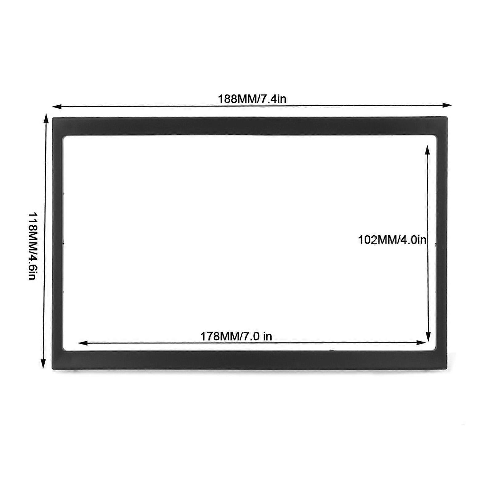2 Din Car Dash Mount Installation Trim Kit Frame Universal Modification 178x102MM