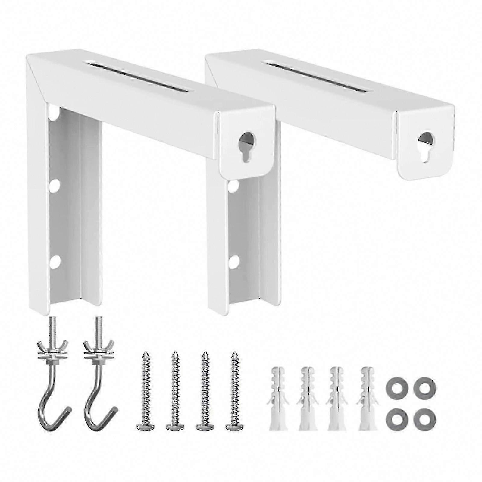 Adjustable Tilt Projector Screen Wall Mount Bracket with Low Profile Universal Fit