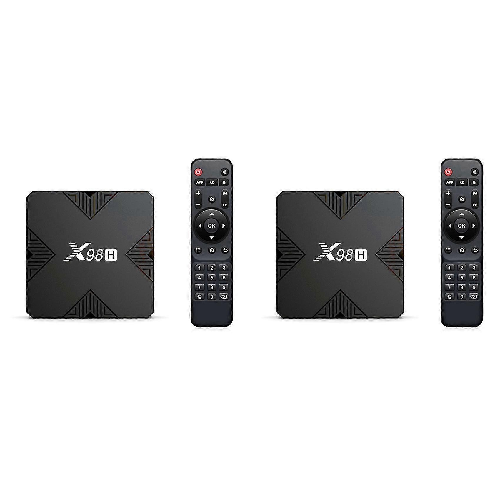 2 Pack X98H Smart TV Box H, Durable for Kitchen & Dining