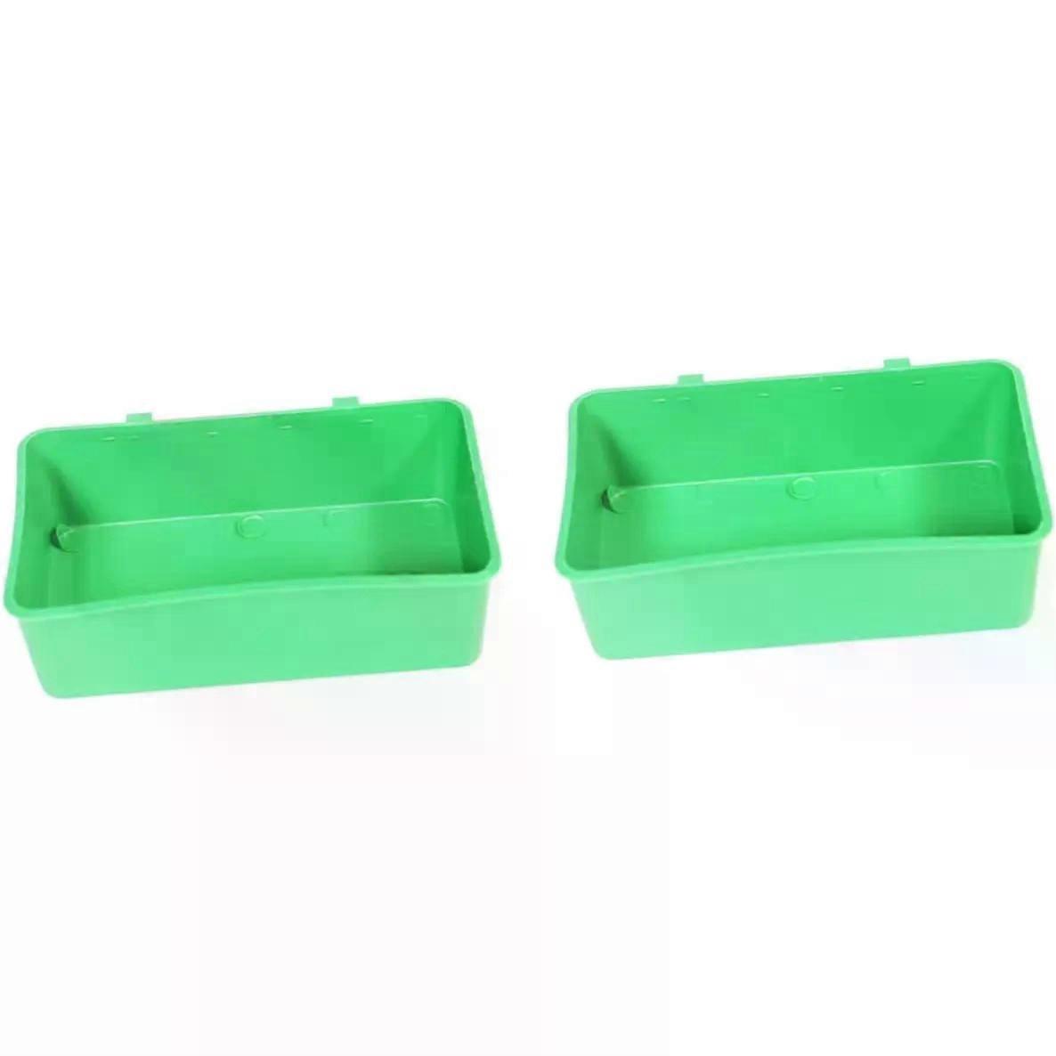 2pcs Parrot Bathing Basin Hanging Bird Bathing Tub