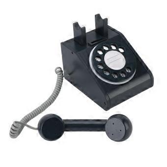 Vintage Dial Telephone Toy Early Educational Role Playing Wooden Retro Landline Telephone Toy