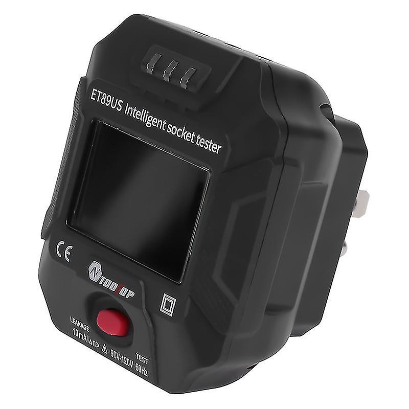 Us Plug Black Power Outlets & Sockets 1 Pc Digital Socket Voltage Tester Ground Line Socket Leakage