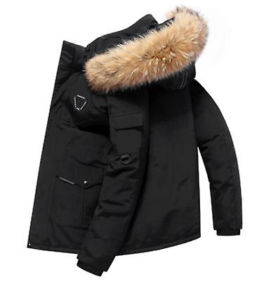 2022 جديد الفاخرة أسفل سترة Ins أزياء الشتاء سميكة الفراء طوق عارضة سترة دافئة للرجال والنساء