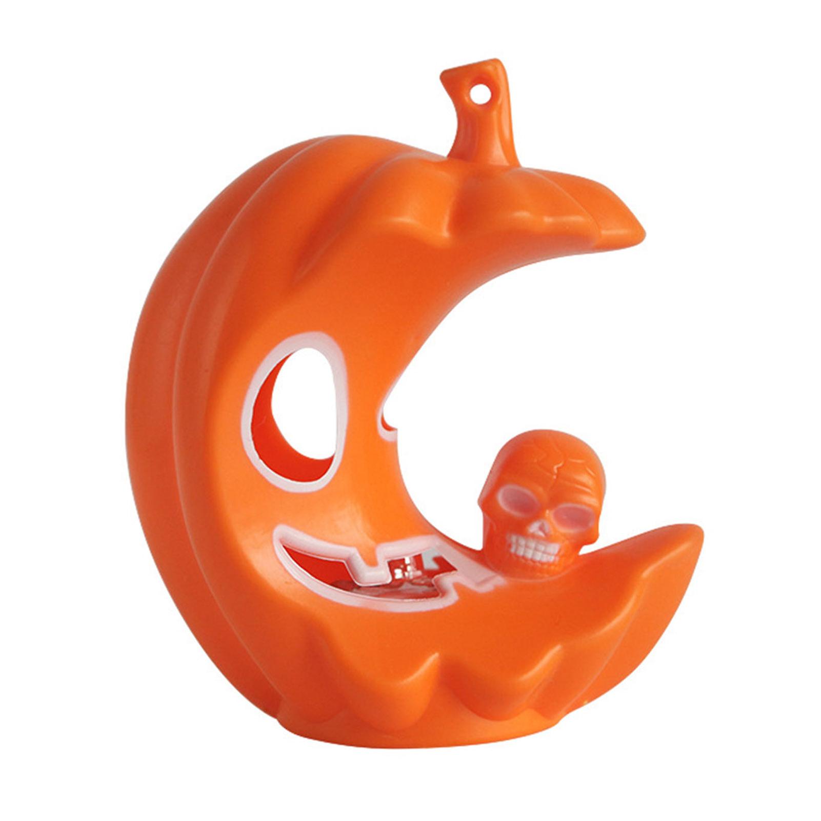 Halloween Moon Shape Ornaments Light Stable Exquisite Craftsmanship Lights For Halloween Themed Party
