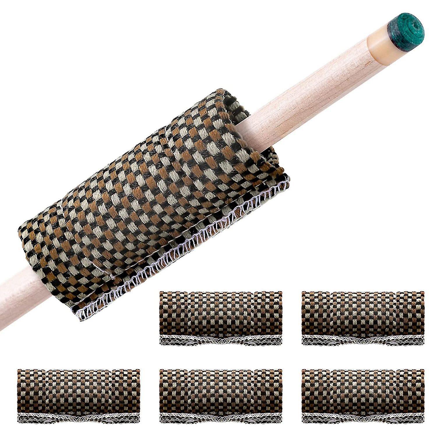 6 Pcs Iard Cue Shaft Slicker Cloth Pool Towel Snooker Table Burnisher Cue Shaft