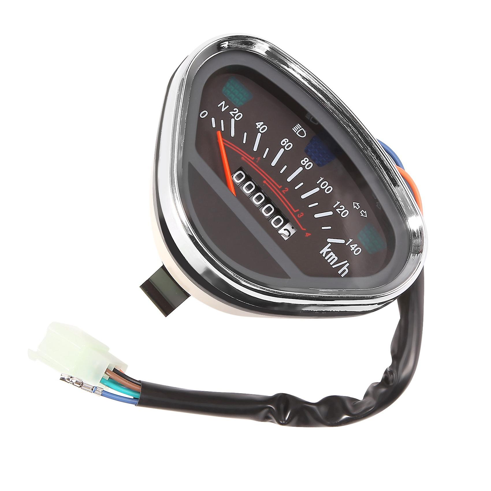 Motorcycle Meter Odometer Gauge Backlight LCD Digital Indicator Instrument for Vintage 70 Jialing70