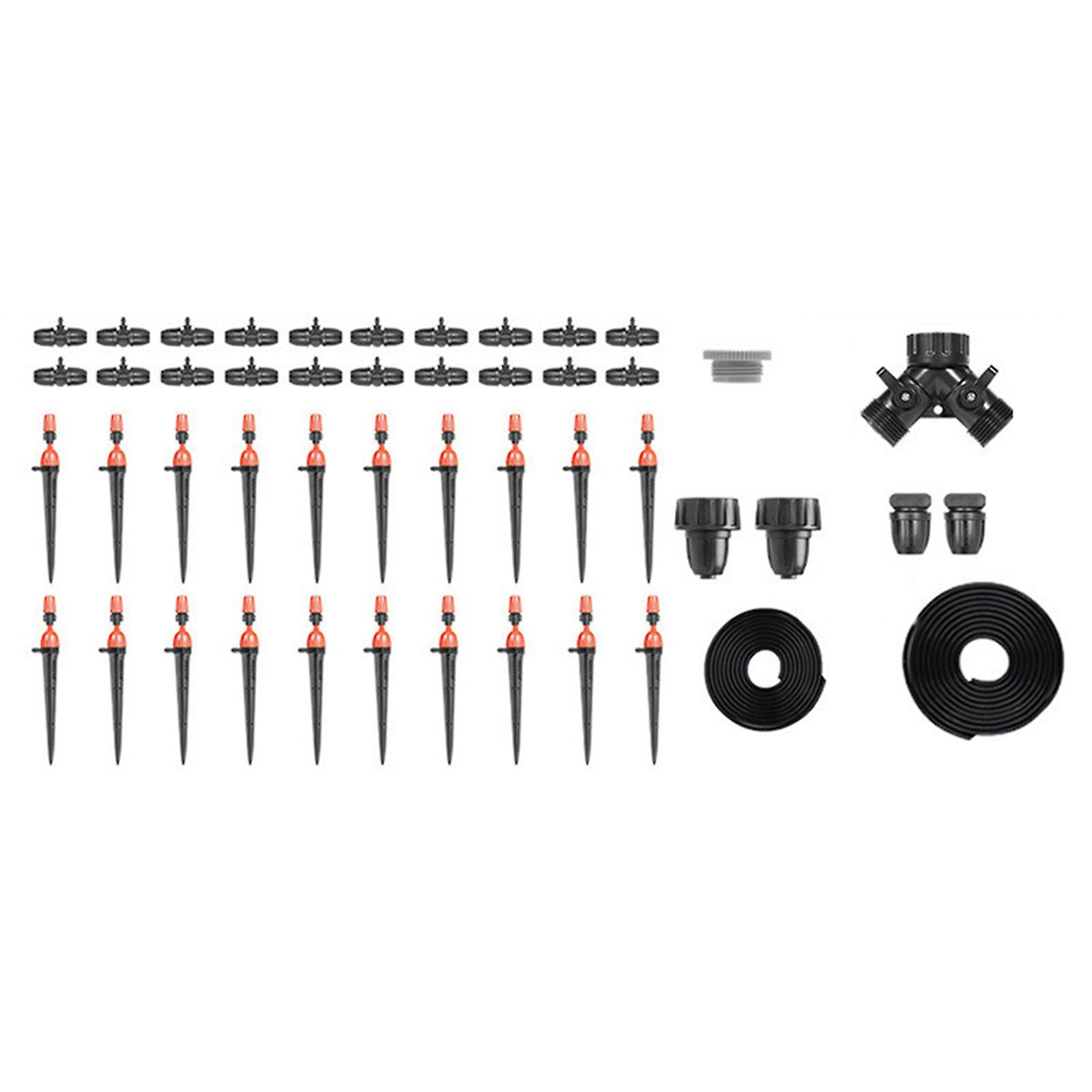 2023 Update Greenhouse Micro Drip Irrigation Kit Automatic Irrigation System Patio Misting Plant Watering Syste,blank Distribution Tubing Hose Adjusta