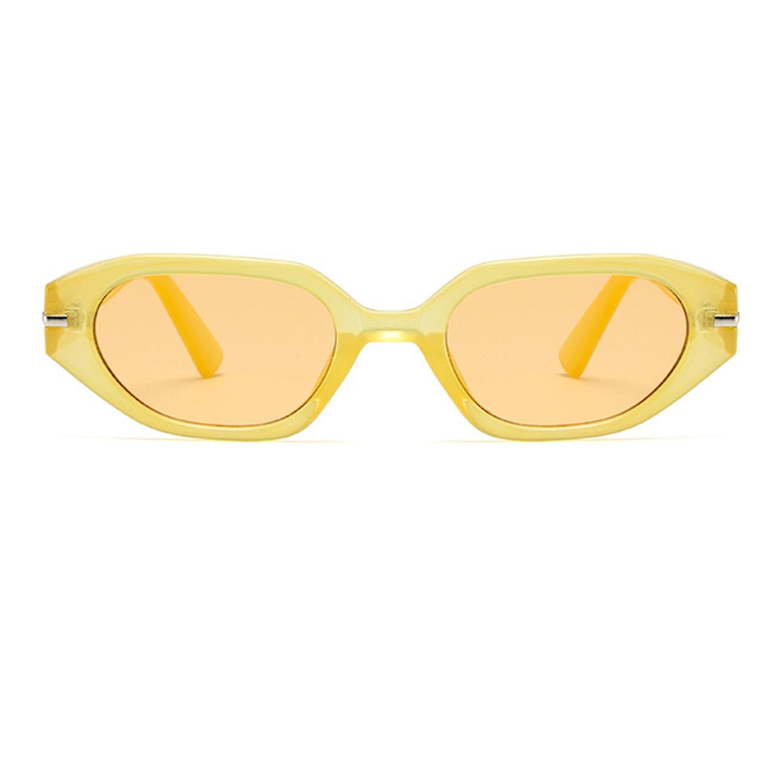 Vintage Small Frame Sunglasses Uv Protection Anti Glare Durable Material For Sports And Outdoor Activitie
