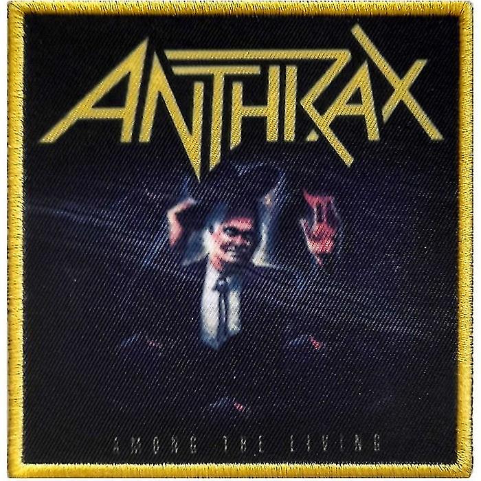Anthrax Among The Living Iron On Patch