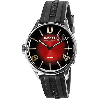 Darkmoon 9500 Swiss Quartz Analog Men's Watch with 9500 Rubber Bracelet