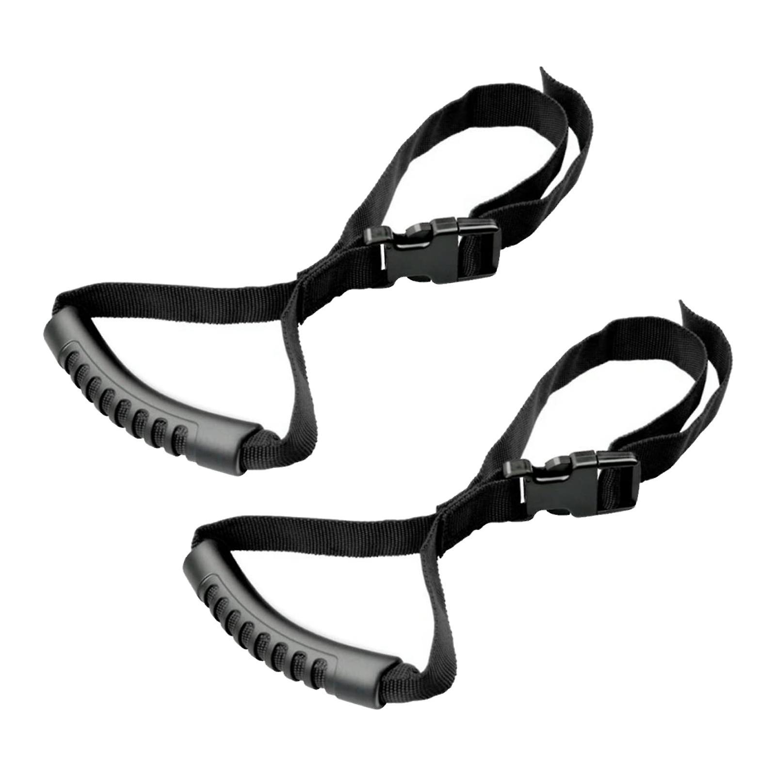 2x Grip Handle Durable Standing Aid Car Fits For Elderly Disability Help Black