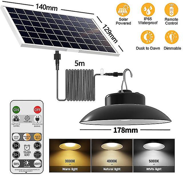 قلادة الشمسية ضوء Ip65 للماء في الهواء الطلق في الأماكن المغلقة مصابيح الطاقة الشمسية مزدوجة الرأس مع كابل التخييم حديقة ساحة شنقا تسليط الضوء
