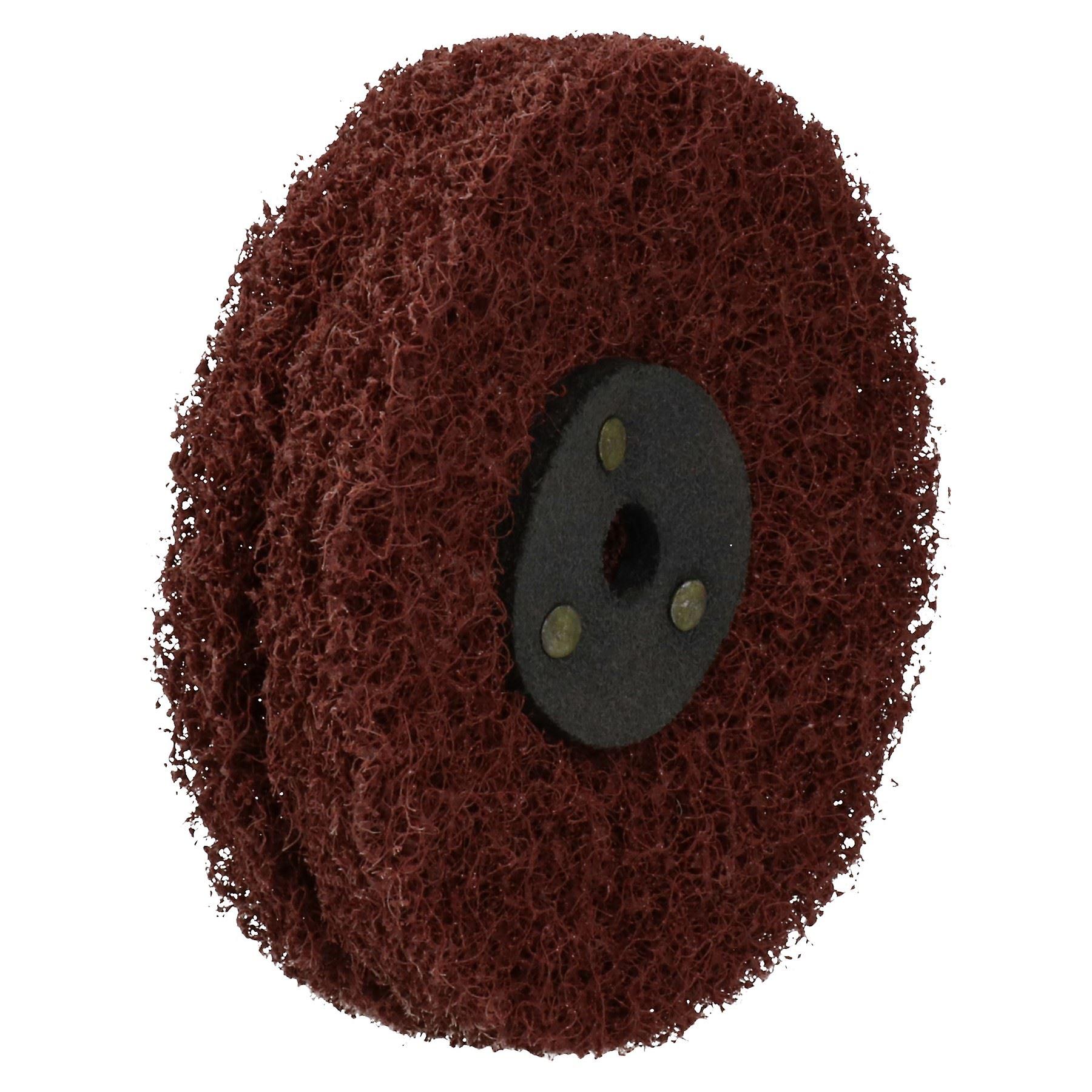 Coarse Abrasive Scotch Mop Rust Paint Removal Polishing Buffing 4" x 2 Row