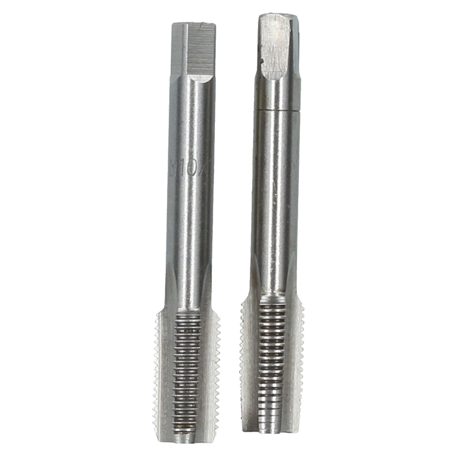 M10 x 1mm Metric Tap Set, Tungsten Steel, Taper and Plug Thread Cutter TD020