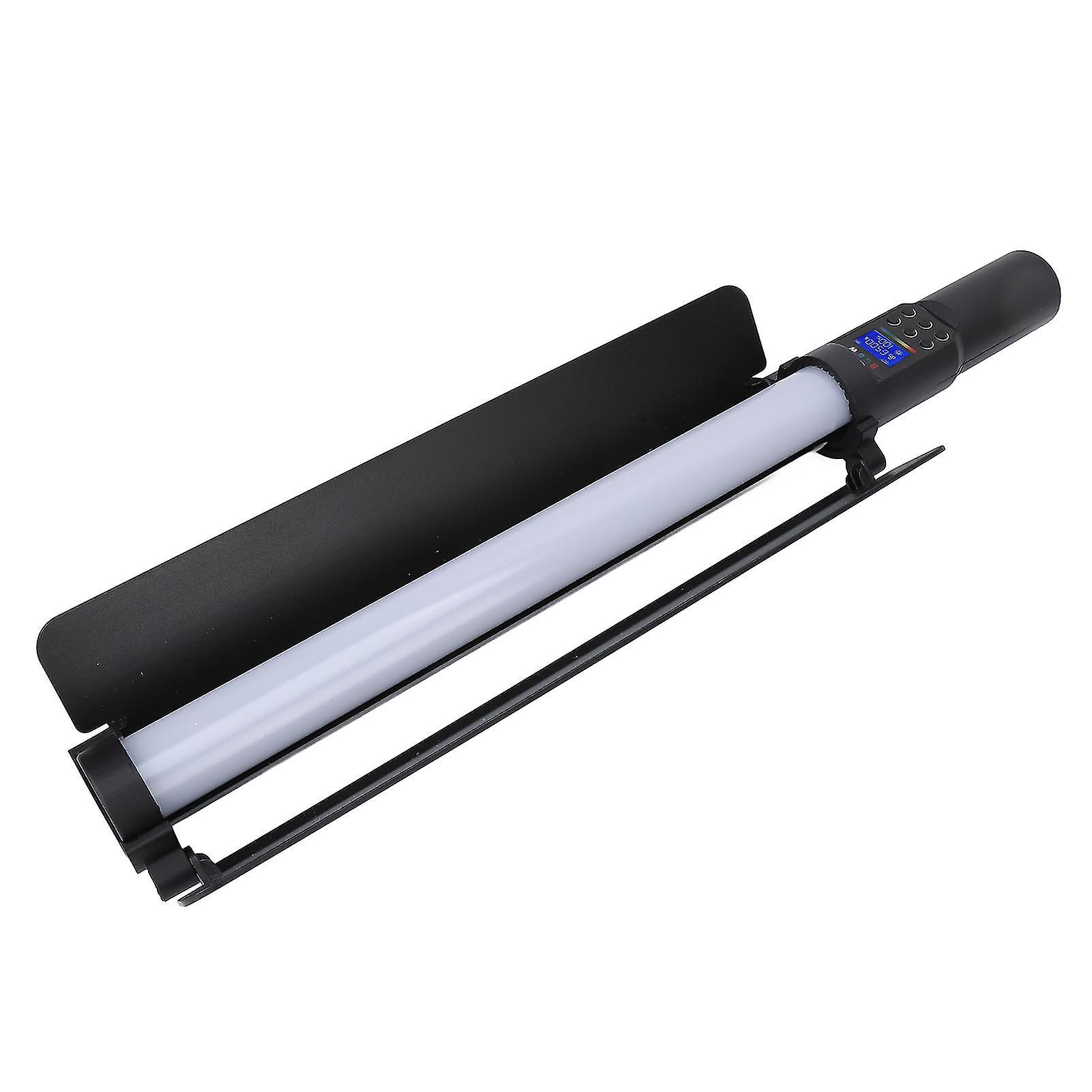 RGB Handheld LED Video Light 3000K To 6500K 360 Degree Full Color Effects Portable Video Light Wand with Shading Leaf