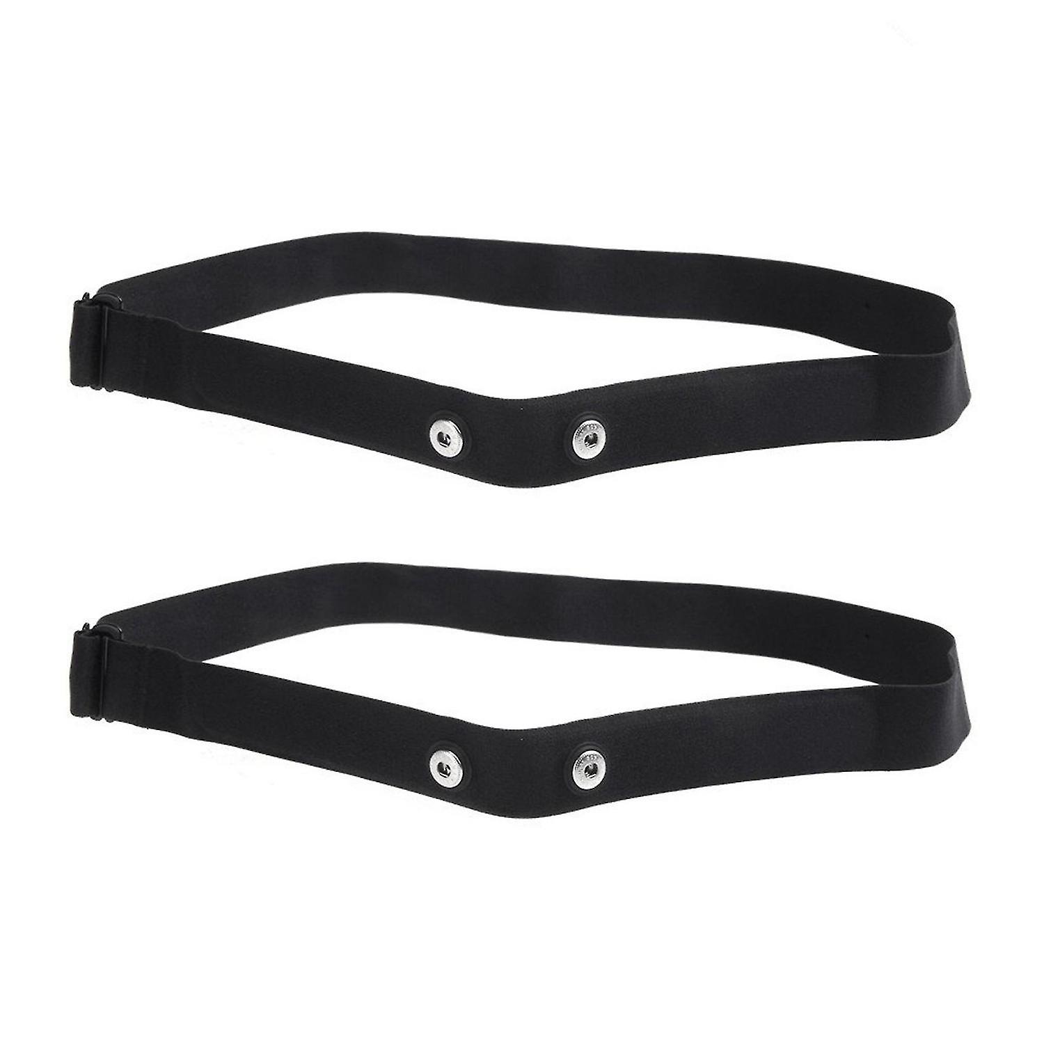 2pcs Elastic Heart Rate Chest Strap Bands for Geonaute Heart Rate Sensor Chest Belt