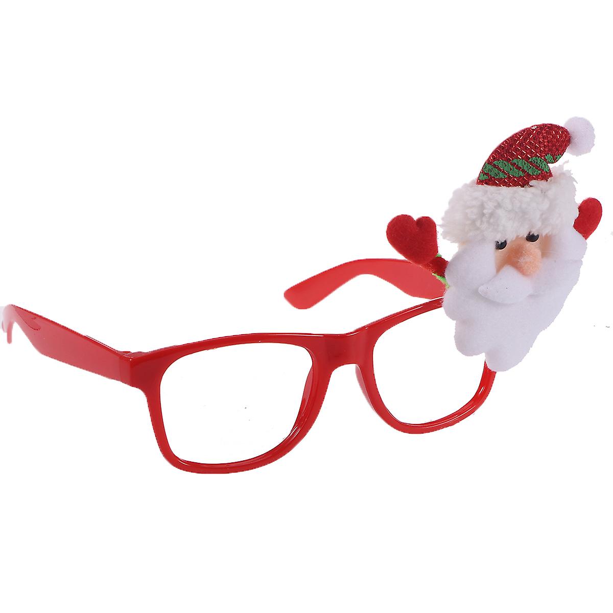 Novelty Christmas Fancy Dress Funny Glasses Frame Santa Claus with