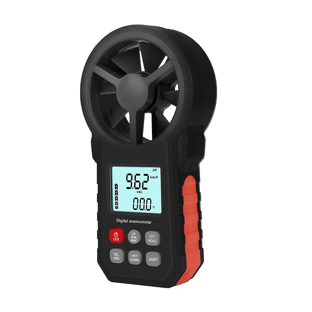 Handheld Anemometer Portable Wind Speed Meter CFM Meter Wind Gauge with LCD Backlight for Weather Da