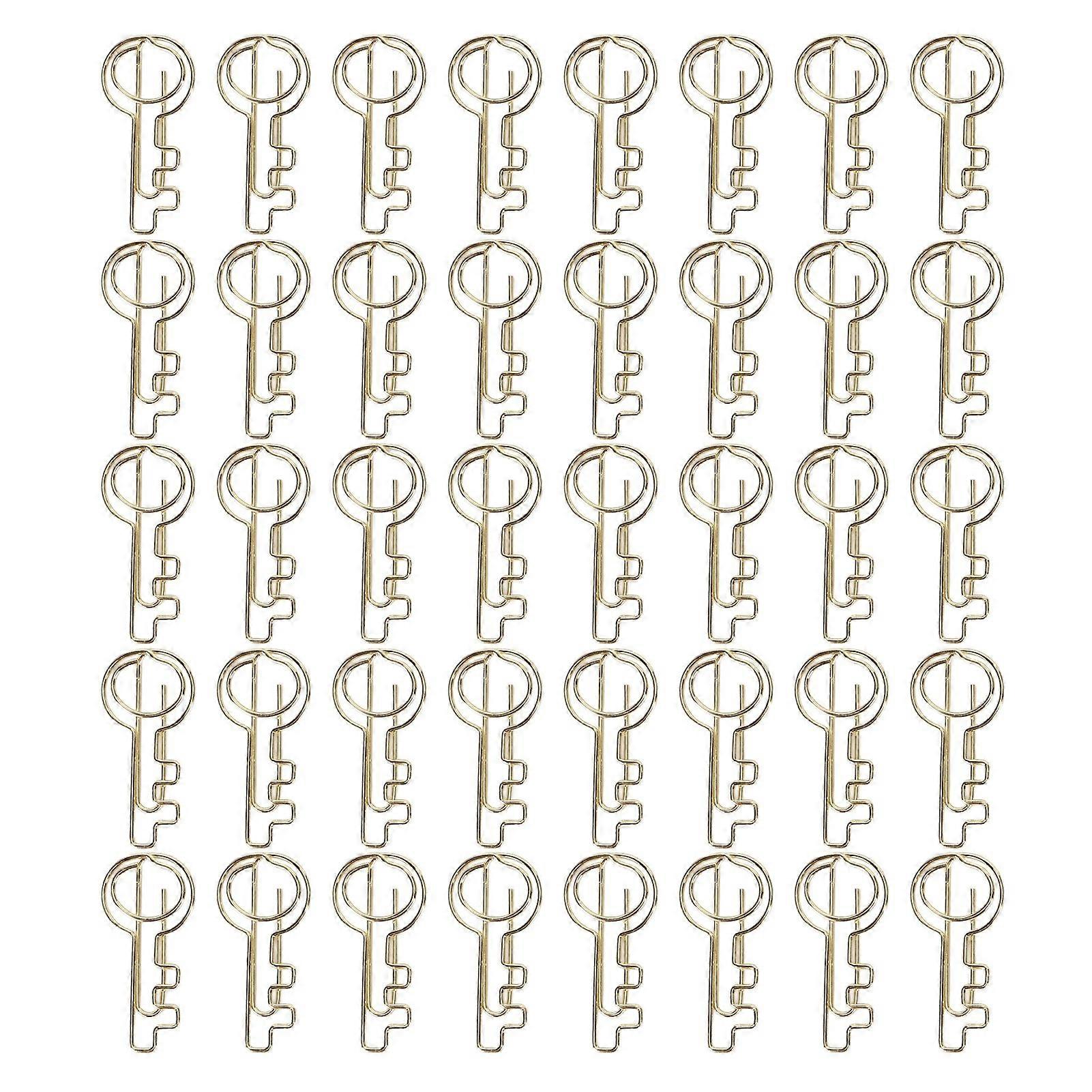 40PCS trombone Unique Forme Clé Portable Réutilisable Mignon