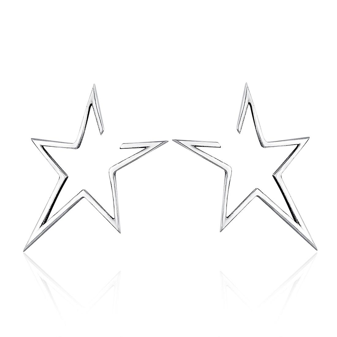 Star Hollow Earrings SCE107