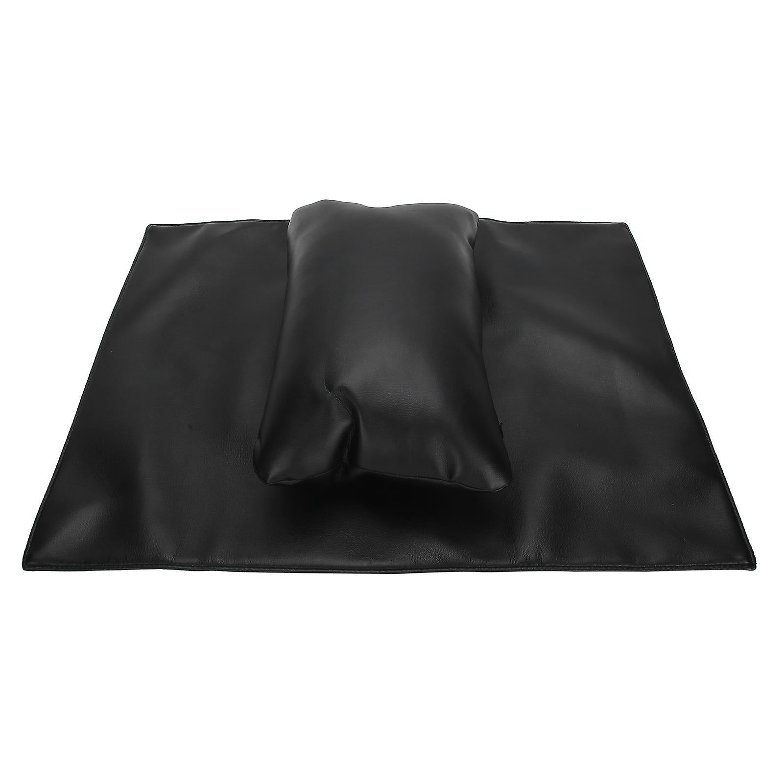 ネイルアートハンドピロー防水マニキュアハンドホルダー取り外し可能なネイルサポートクッションマットブラック