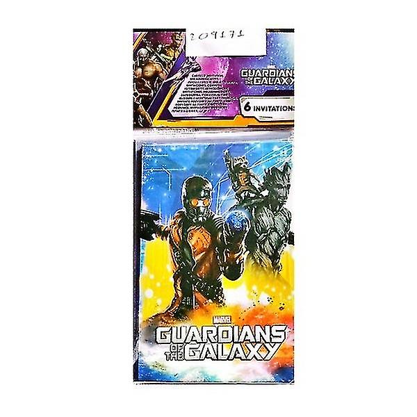 Guardians Of The Galaxy Invitations (Pack of 6)