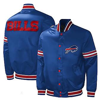 Nfl Men´s Buffalo Bills Royal Midfield Satin Bomber...